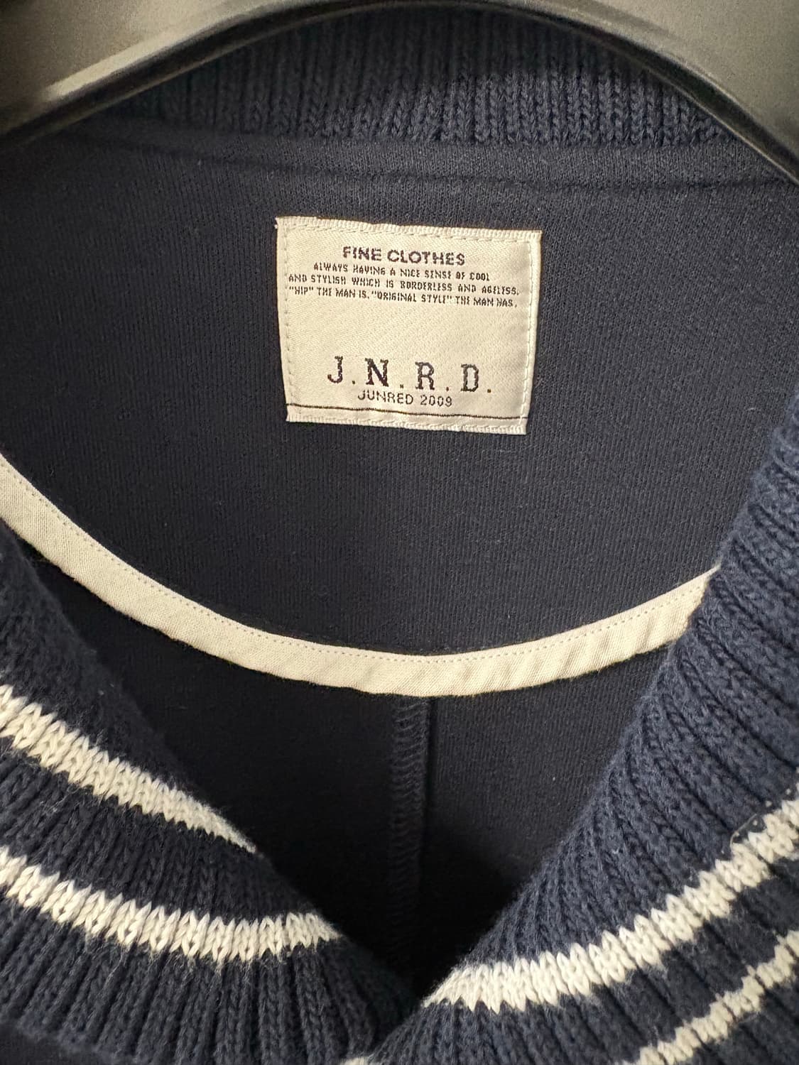 J.N.R.D navy cotton jacket 상품이미지2