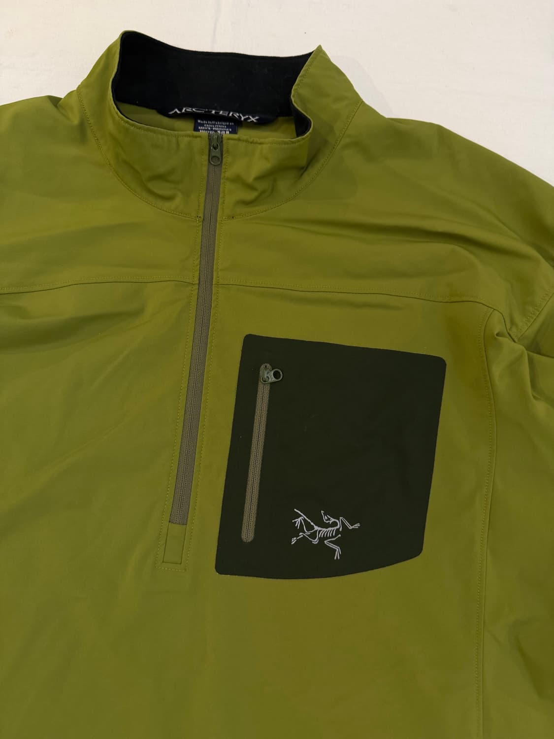 아크테릭스 일본판 감마 SL 반집업 바람막이 아노락 그린 상품이미지2