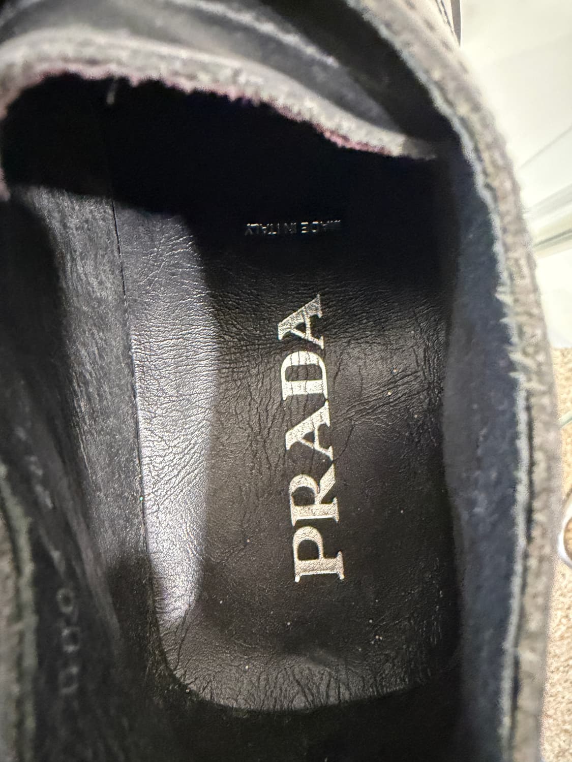 Prada 프라다 로고 더비 상품이미지6
