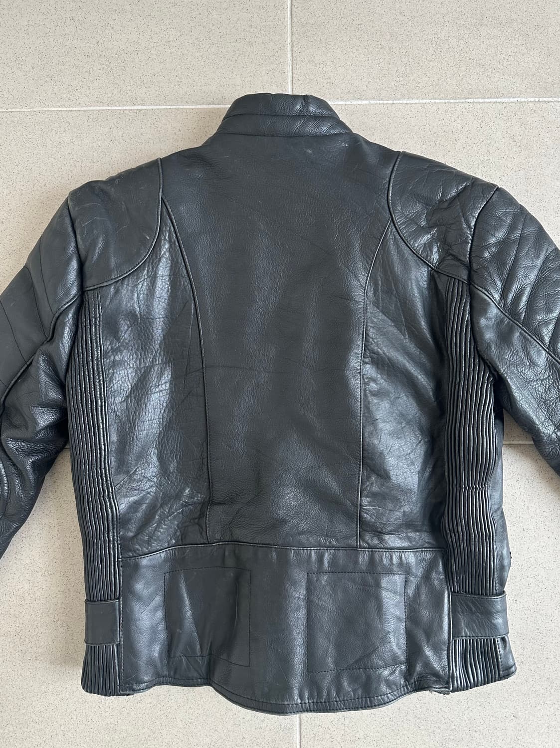 BASHIR 빈티지 바이커 레더자켓 상품이미지4