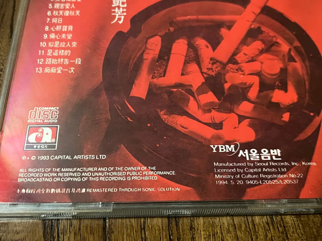 매염방 희극인생 국내 라이센스 초판 CD 중화권 상품이미지7