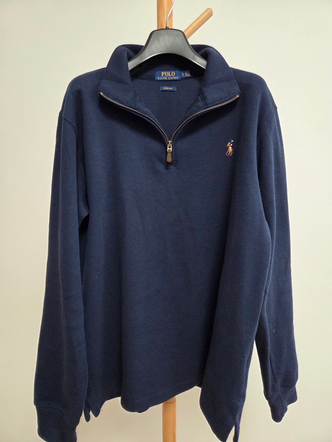 폴로 랄프로렌 네이비 하프집업 스웨터 L(105) 상품이미지2