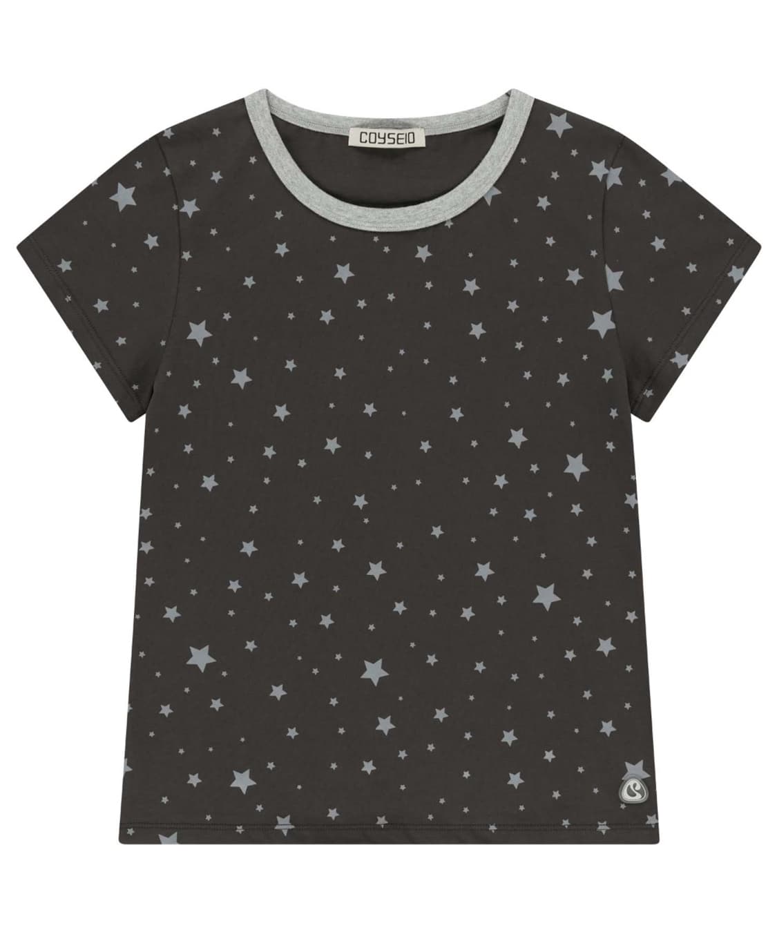 코이세이오 밀키 스타 반팔 차콜 상품이미지1