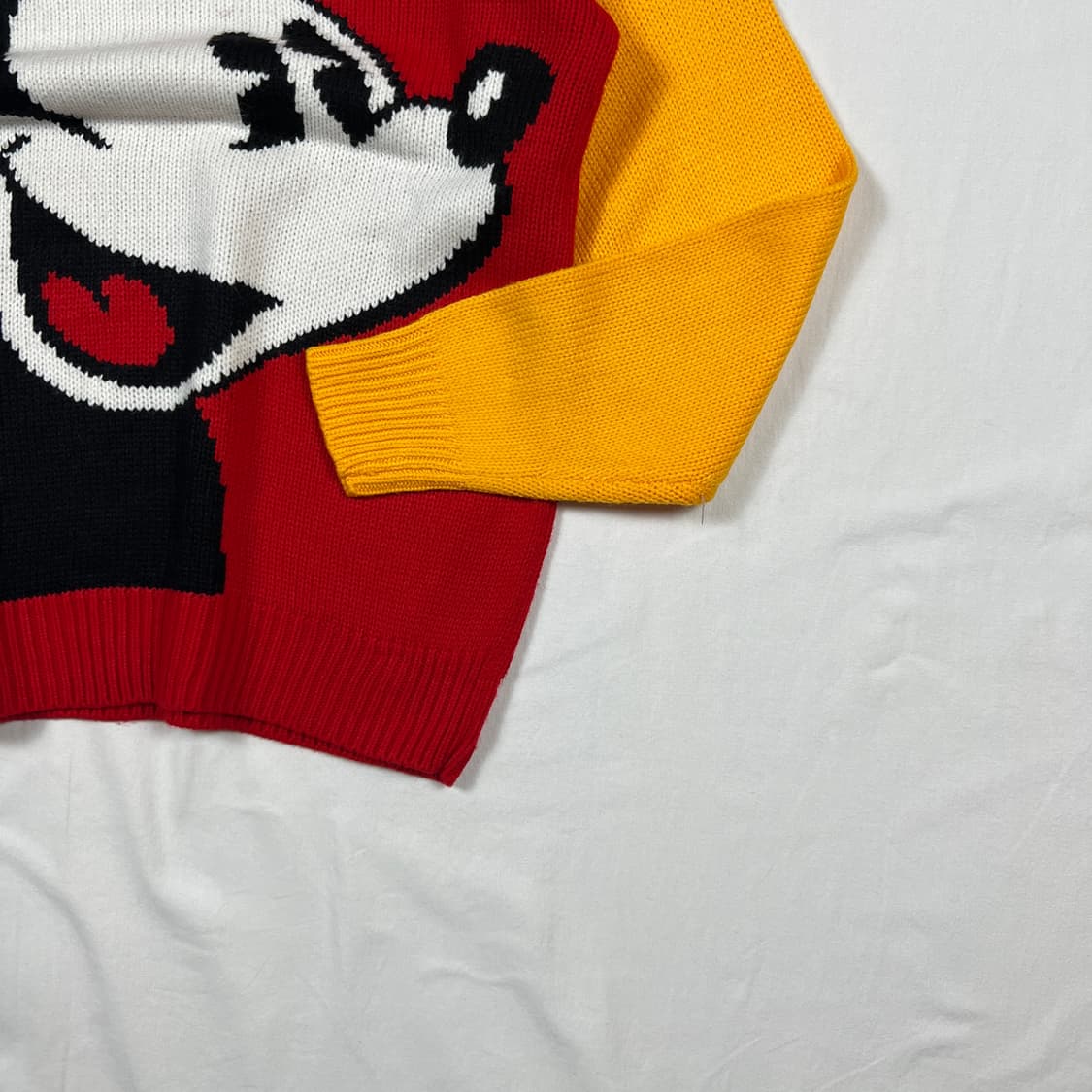 90’s 디즈니 미키마우스 카툰 멀티컬러 니트 상품이미지3