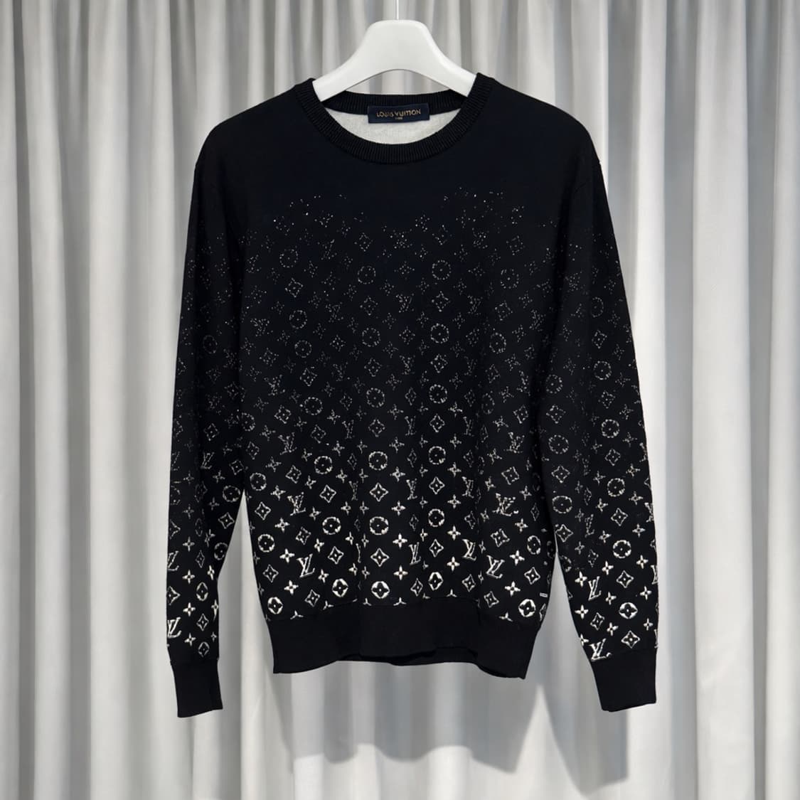 (M) 루이비통 모노그램 그라데이션 니트 블랙 상품이미지1