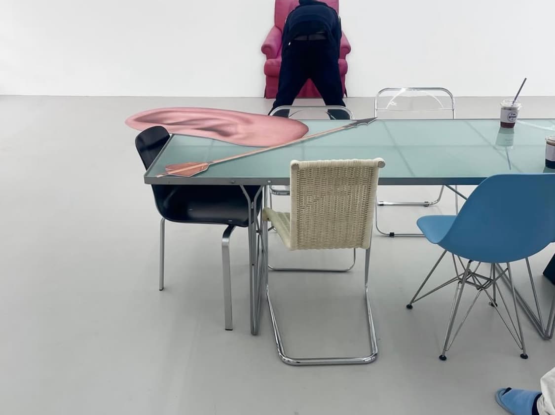 [직수입] 빈티지 이케아 80s 유리 테이블 상품이미지1