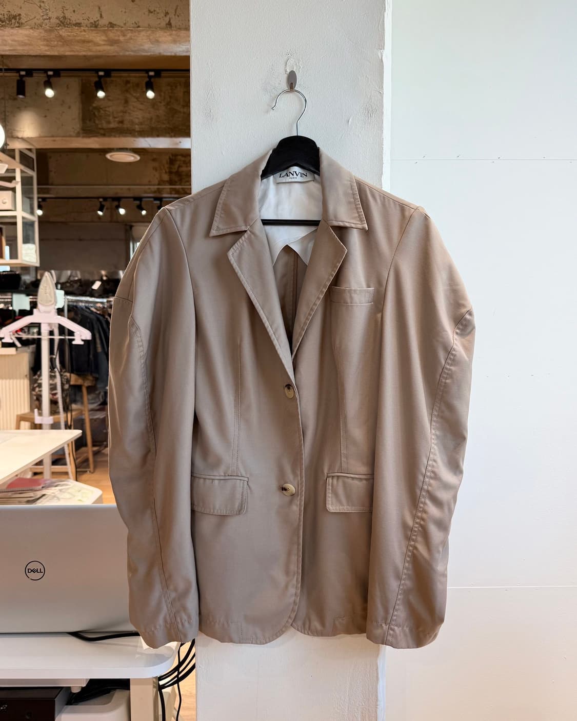 랑방 베이지 2b 블레이저 자켓  상품이미지2