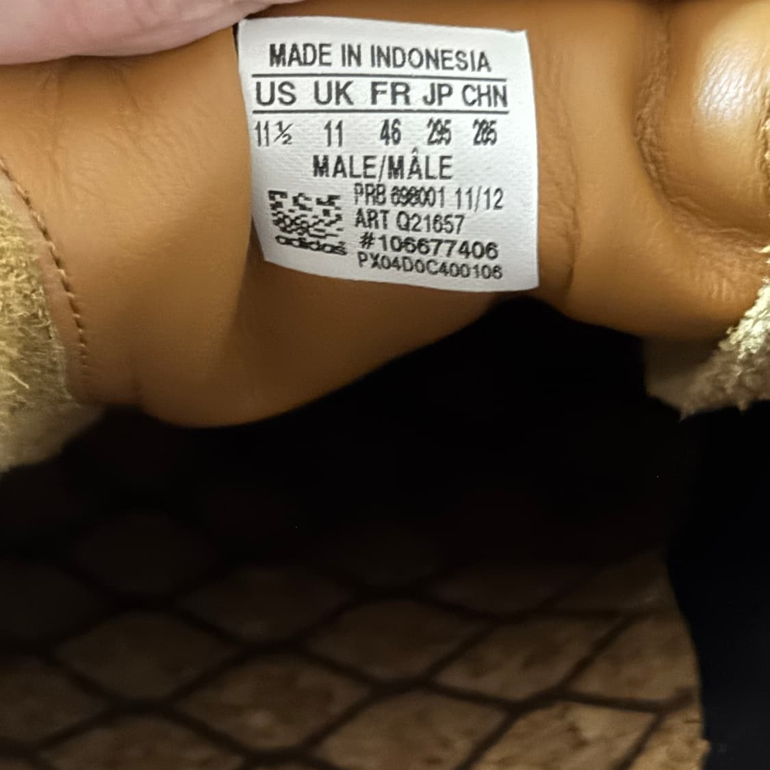 [290 mm] Adidas 토바코 스웨이드 상품이미지4