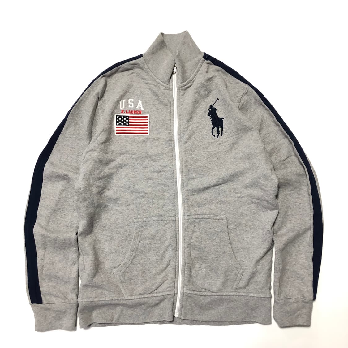 폴로랄프로렌 빅포니 성조기 집업 니트  상품이미지1