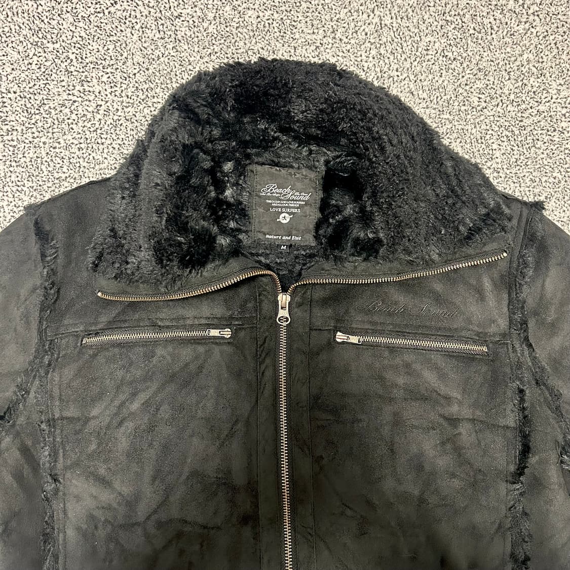 Bleach Sound Black Shearling Mustang 상품이미지3