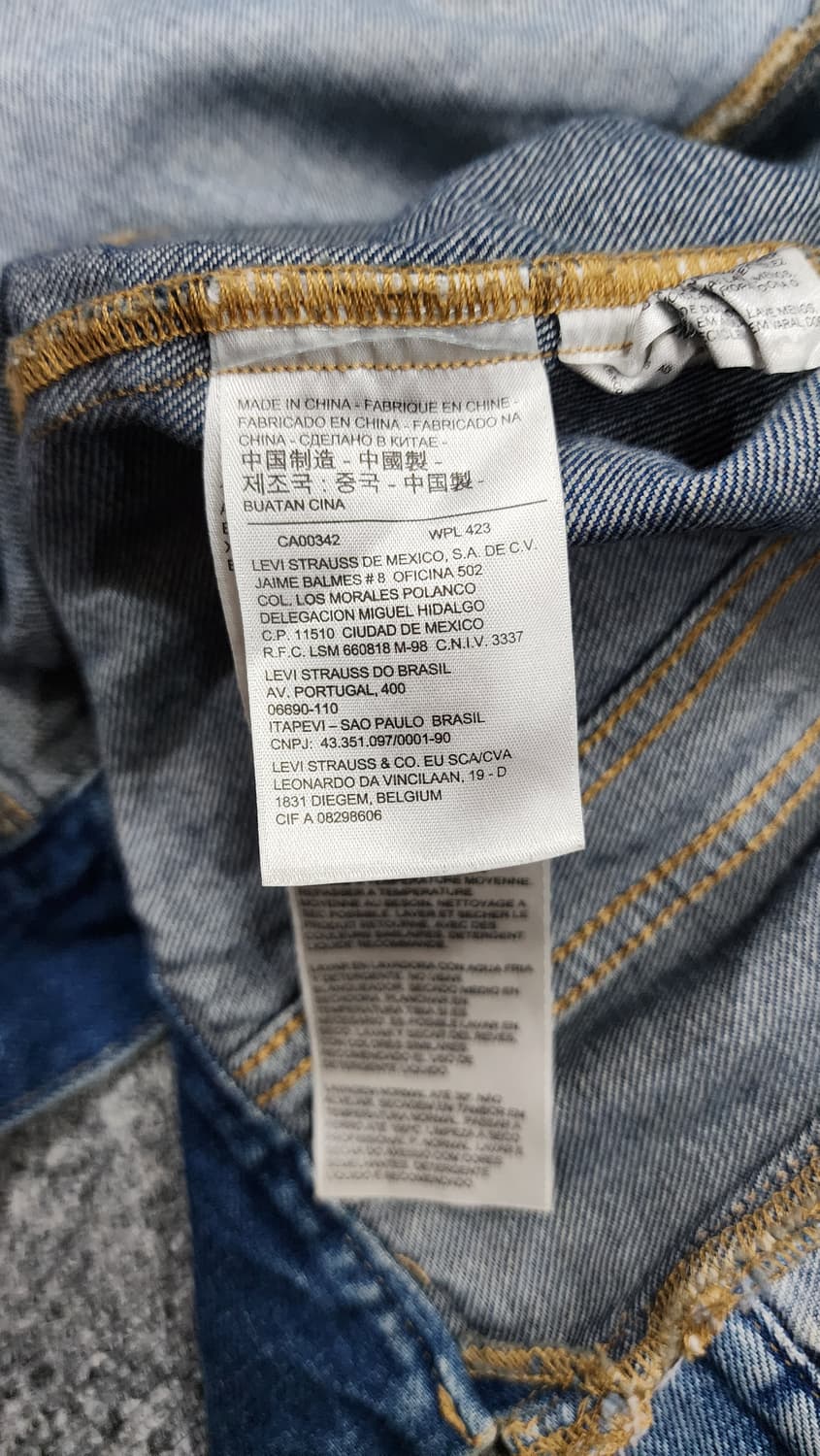 리바이스 투톤 그런지 빈티지 데님자켓 청자켓 S 상품이미지6