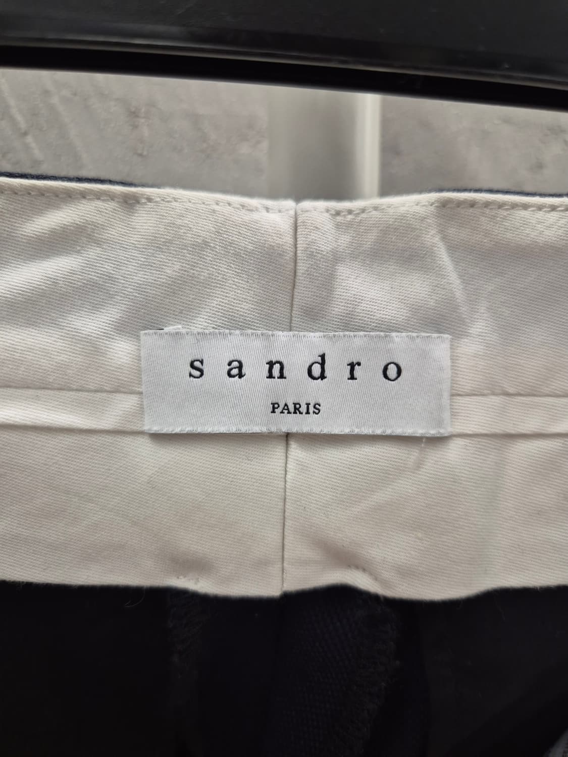 산드로 네이비 슬랙스 36 상품이미지3