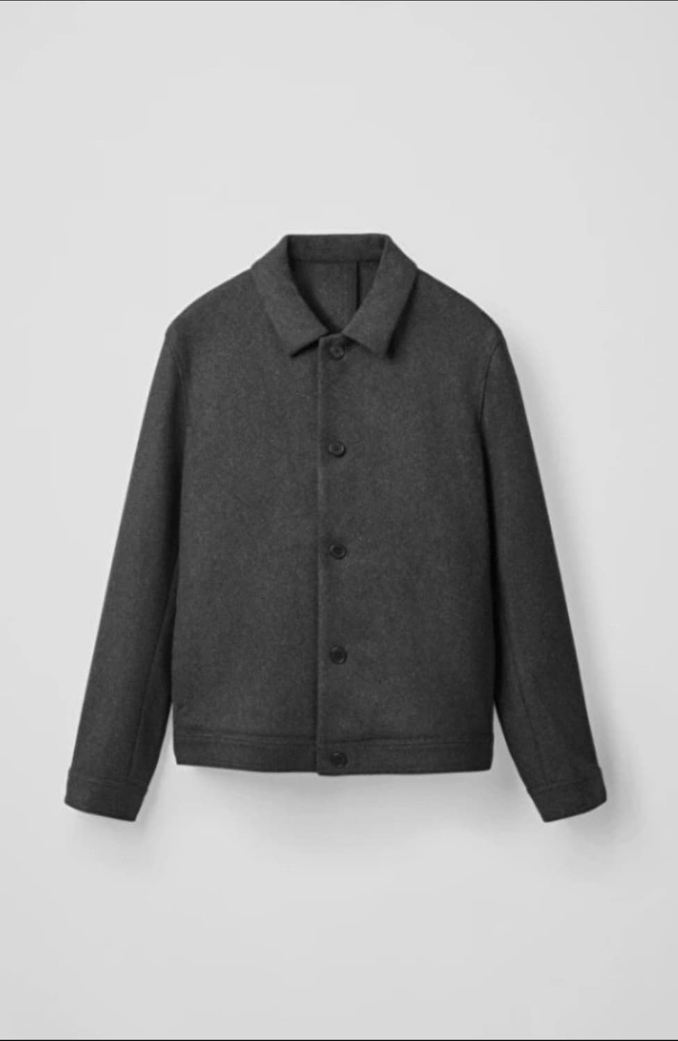 COS 코스 숏 울 자켓 다크 그레이 XL 상품이미지1