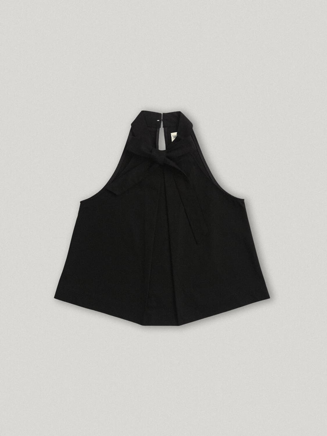 스무드무드 수이시 보타이 탑 Souissi Bow Tie Top 블랙 상품이미지5