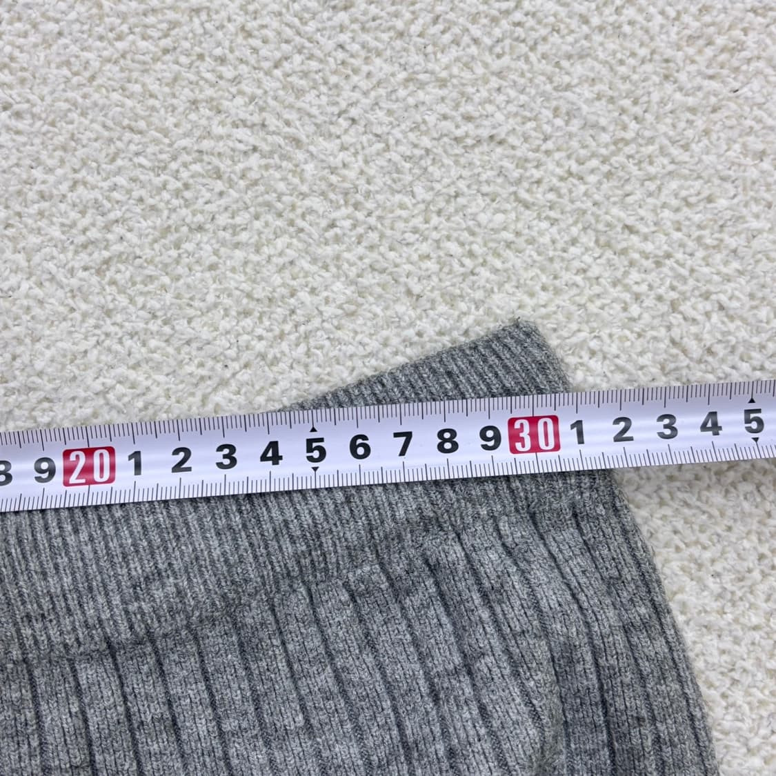 실측확인 빈티지 와이드 밴딩 니트 팬츠 0319E 상품이미지4