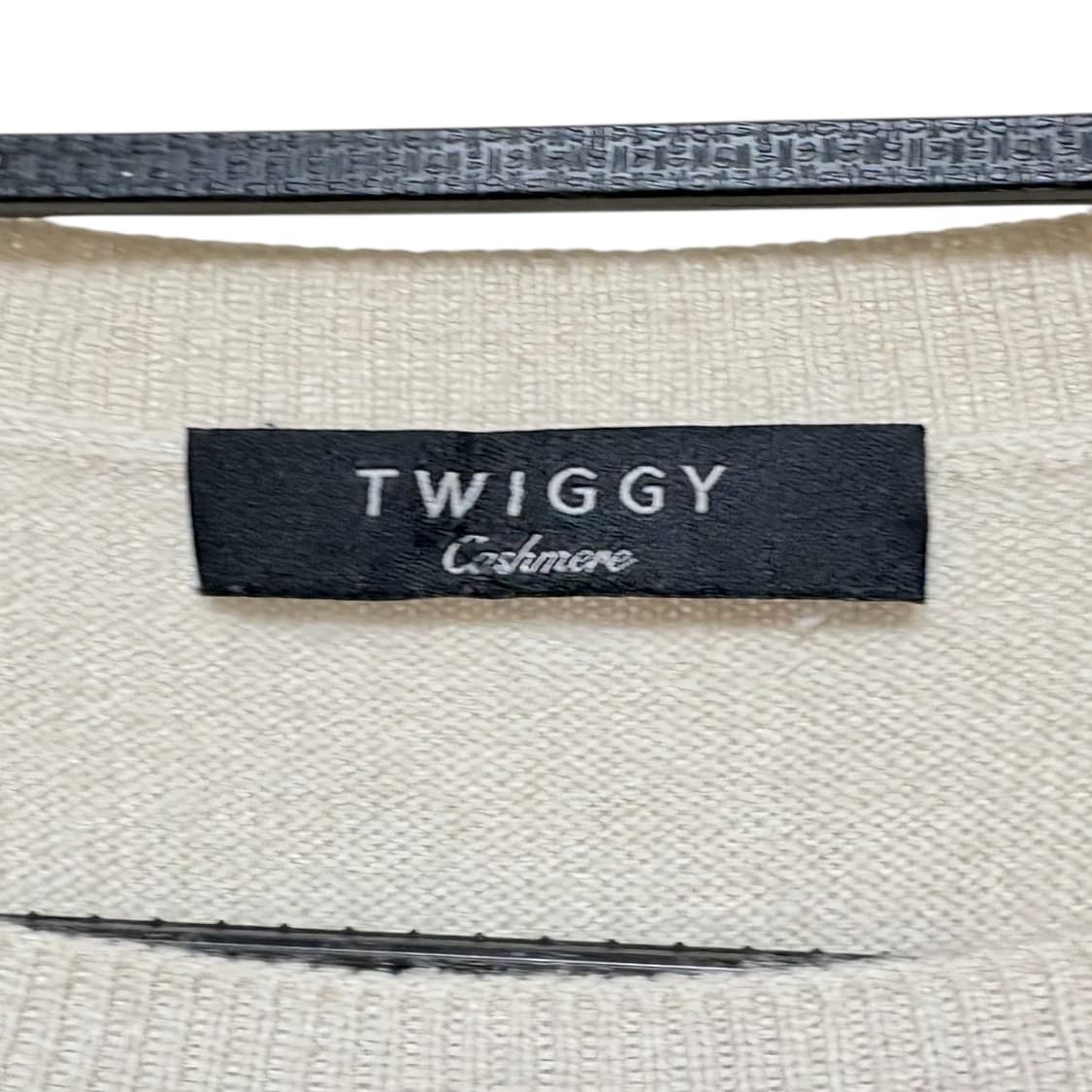 캐시미어 베이지 울 언발 니트 상품이미지5