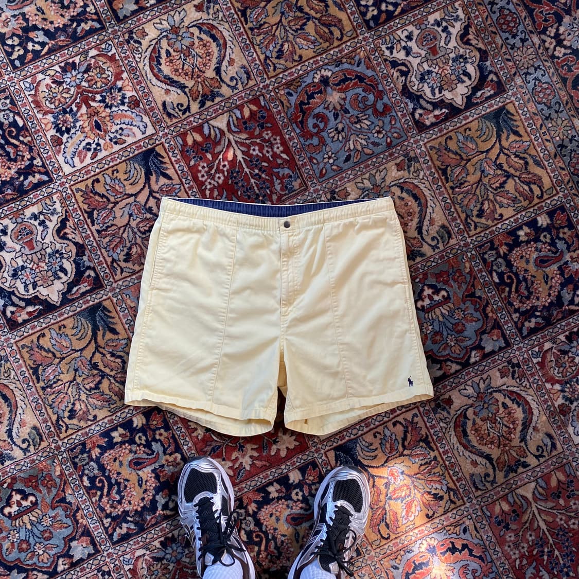 🌊90s Polo prepster shorts Yellow 상품이미지1