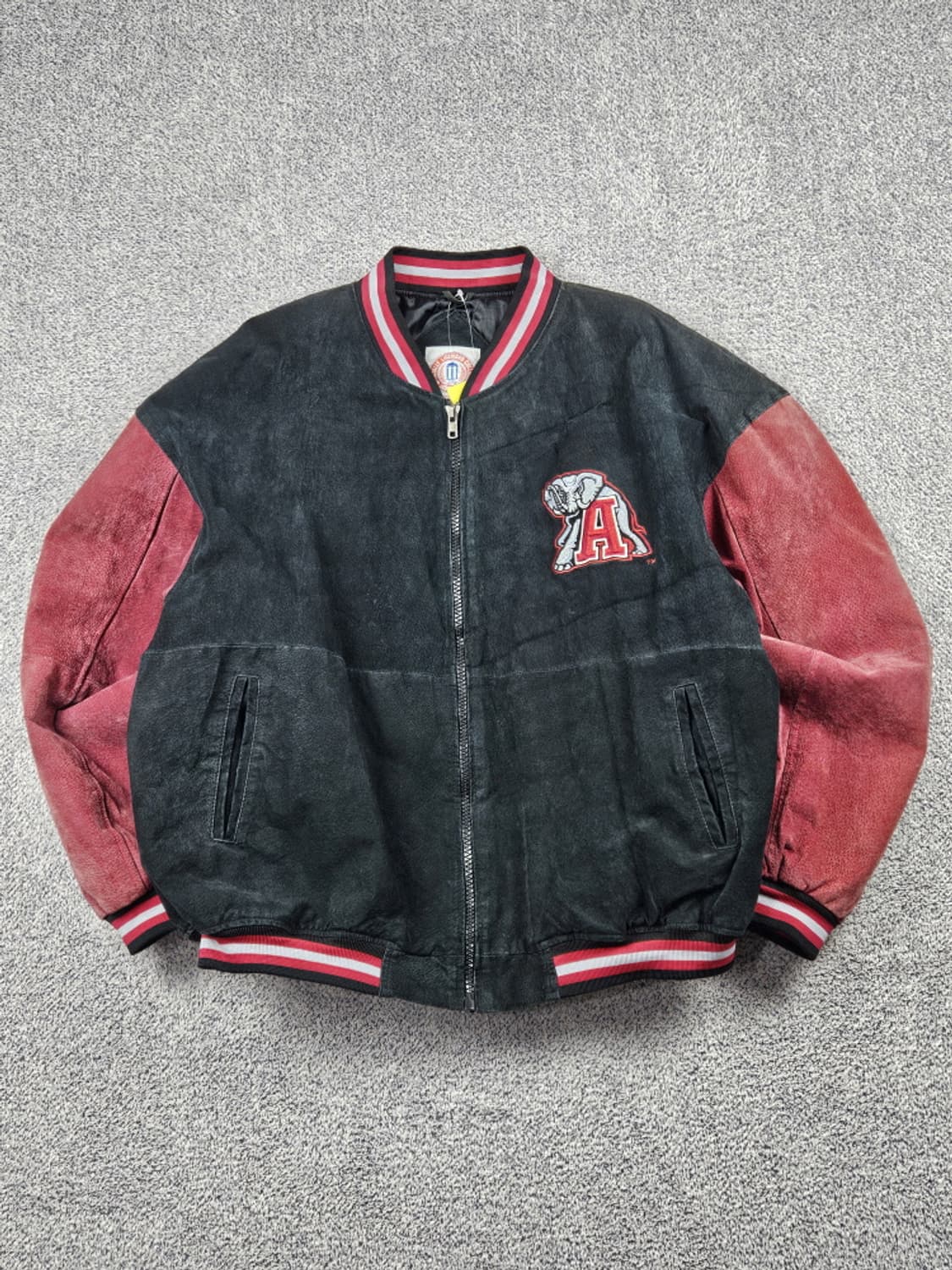 앨라배마 크림슨 타이드 빈티지 가죽 바시티자켓 ( 2XL )/ 10073 상품이미지2