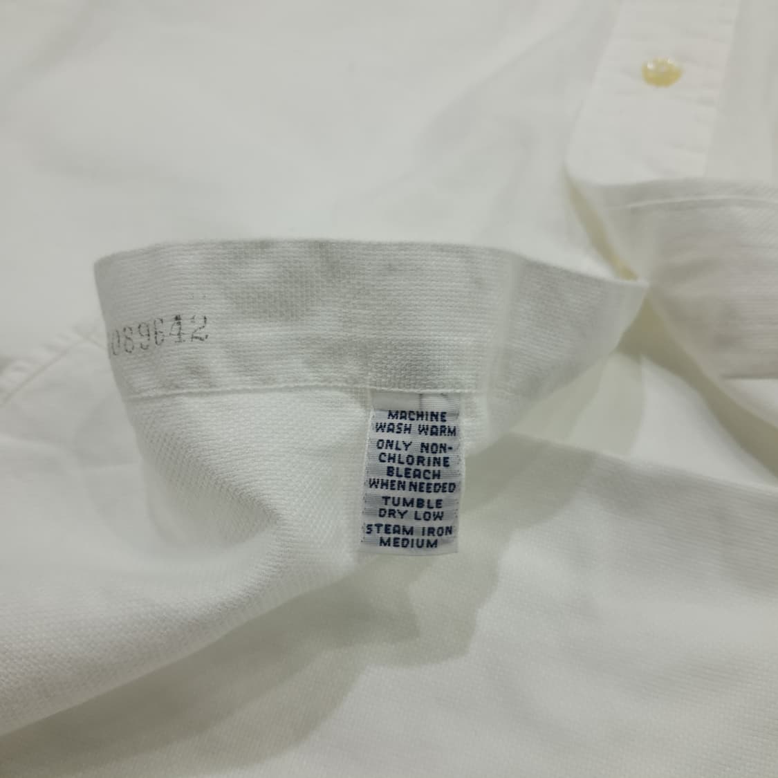 CN805 2XL 폴로 랄프로렌 화이트 긴팔 셔츠 남방 상품이미지6