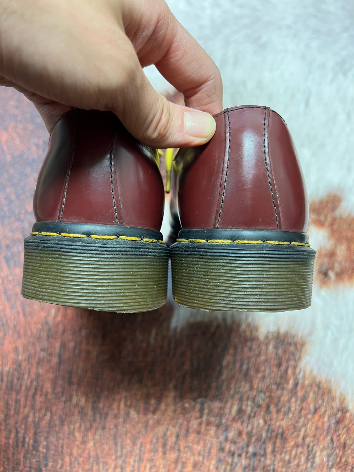 [250] 닥터마틴 1461 체리레드 3홀 로퍼 UK6 상품이미지6