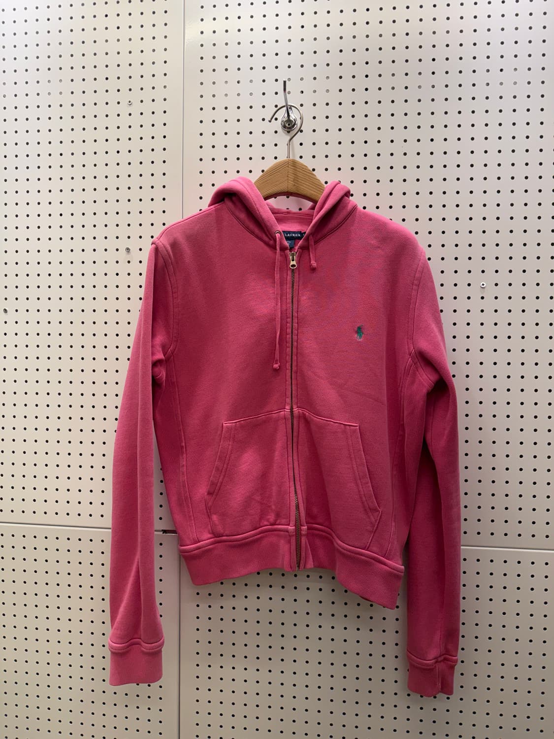 폴로 랄프로렌 포니 로고 핑크 후드집업 U51 상품이미지2