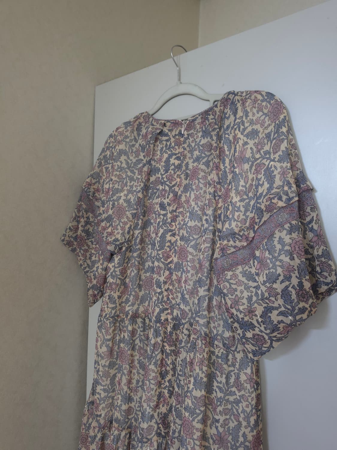 써스데이아일랜드 플라워 쉬폰 롱원피스 상품이미지6