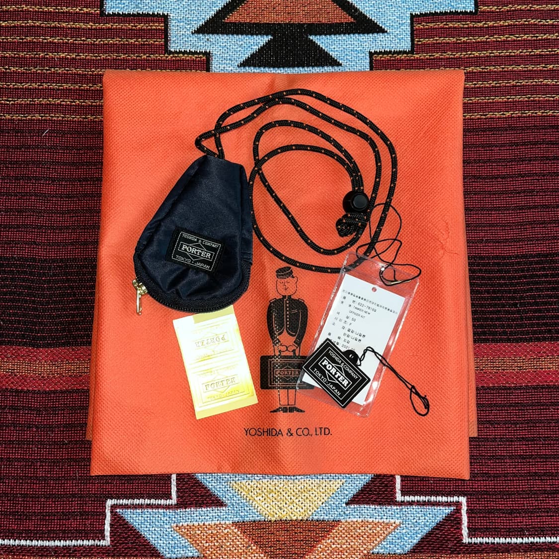 요시다포터 탱커 아이언블루 발매 기념 오피서 키트 파우치 Porter 상품이미지3