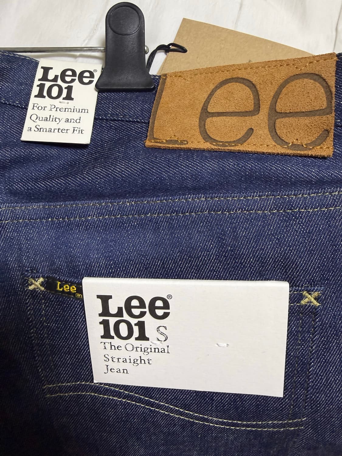 Lee 101S 골드 셀비지 데님 (W34 L32) 상품이미지7