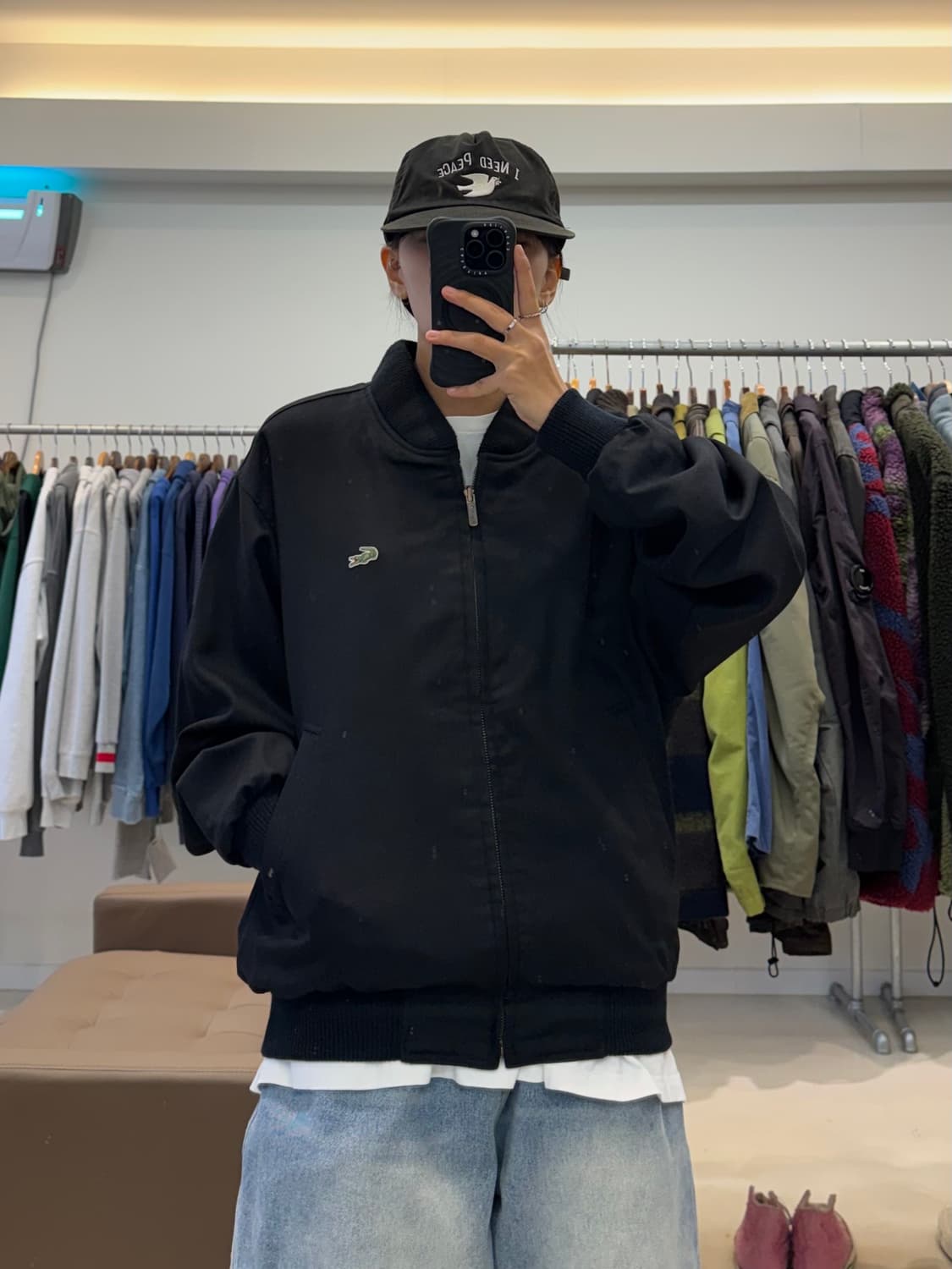 라코스테 리버시블 블루종 자켓 상품이미지7