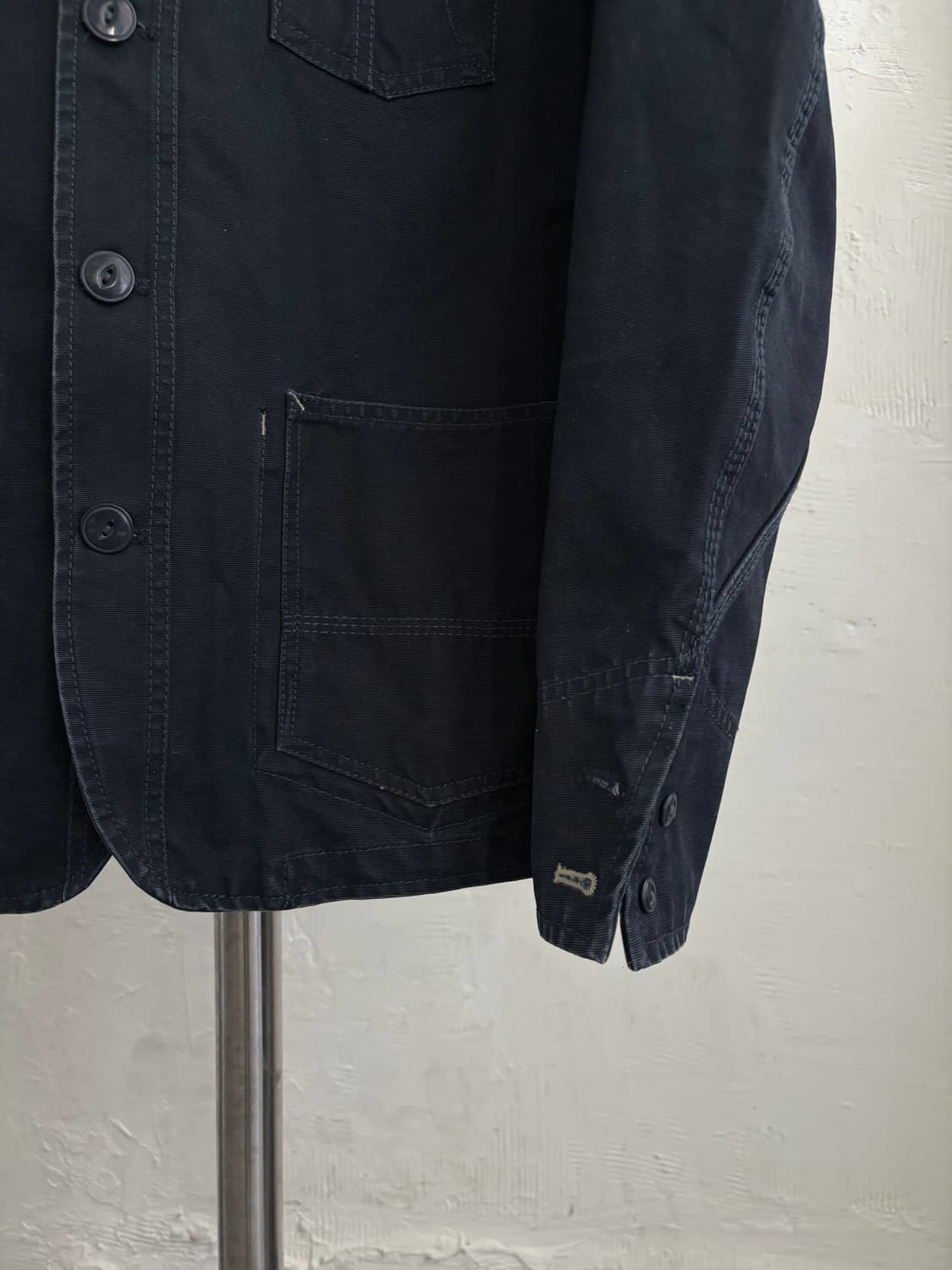 Diesel 디젤 다크네이비 캔버스 워크 자켓 상품이미지5