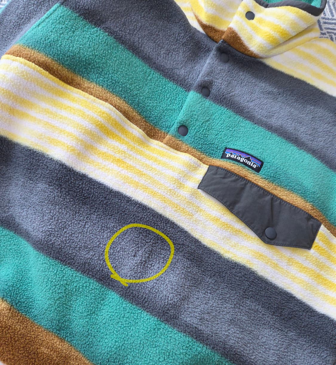 (S)파타고니아 자메이카패턴 신칠라 플리스 상품이미지5