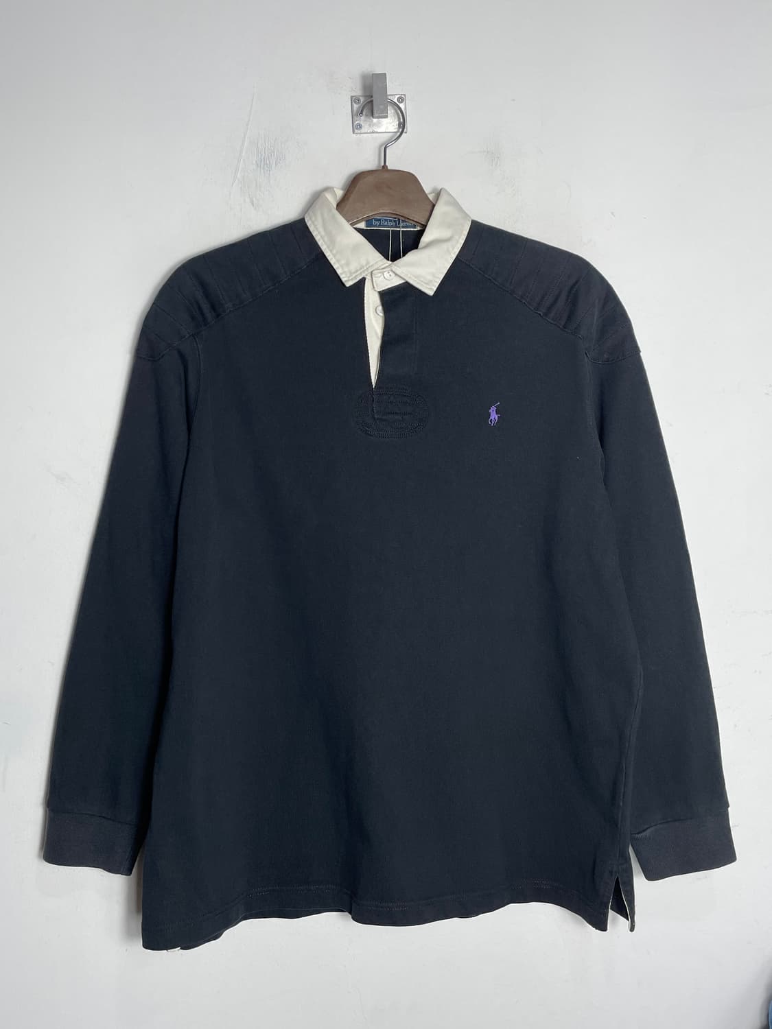 폴로 랄프로렌 럭비 셔츠 블랙 긴팔 상품이미지1