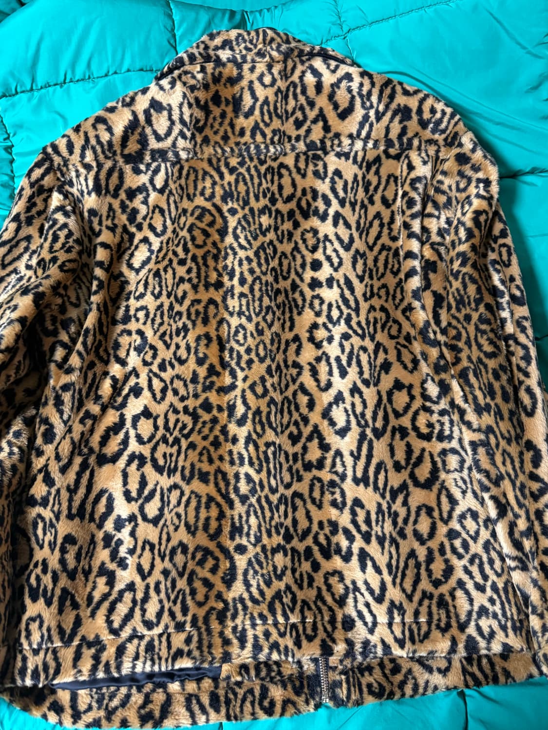 WE11DONE 래오파드 퍼 자켓 상품이미지4