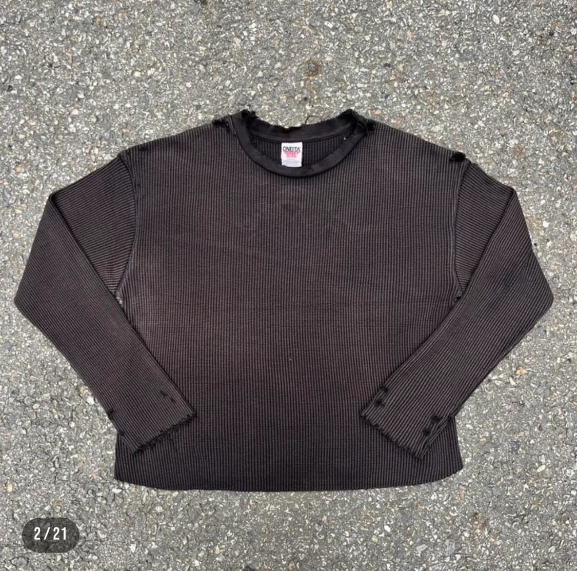 소버 굿즈 와플 써멀 티 오네이타 상품이미지1