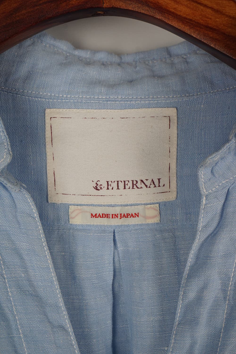 ETERNAL indigo chambray pullover shirt 상품이미지5