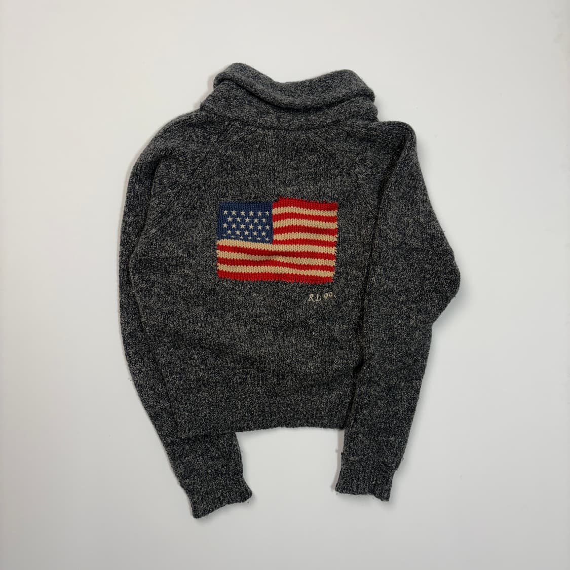 [L] 폴로스포츠 USA 플래그 콜라 가디건 상품이미지3