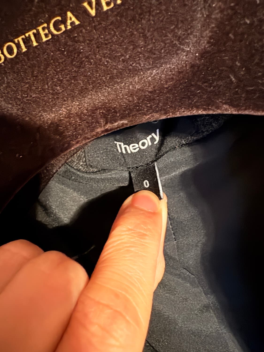 띠어리 Theory 더블 버튼 자켓 그레이 0사이즈 상품이미지2