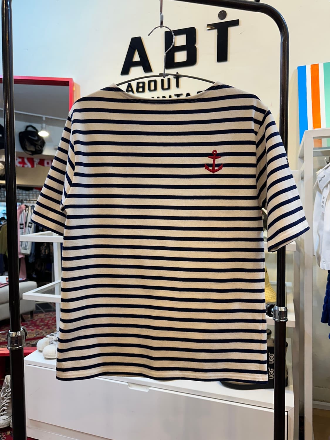 세인트제임스 길도 숏 브로 반팔 스트라이프 티셔츠 S 상품이미지1