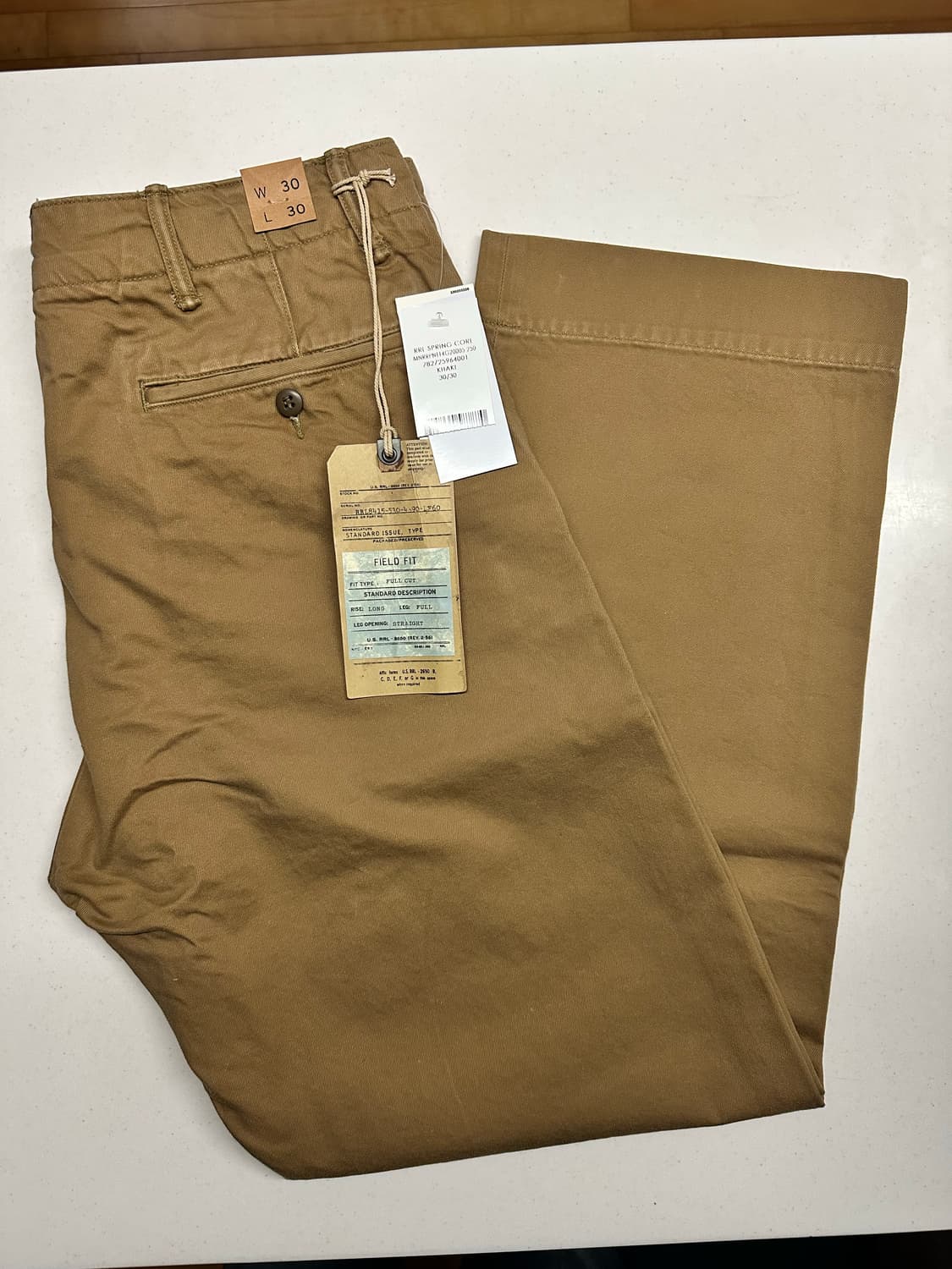 RRL 필드치노 30-30 새상품 상품이미지5