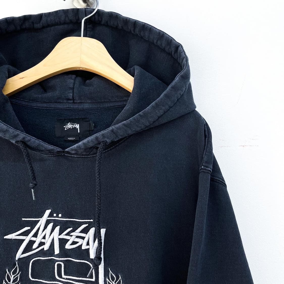 스투시 피그먼트 다잉 앰블럼 앱 헤비 스웻 후드티 상품이미지5