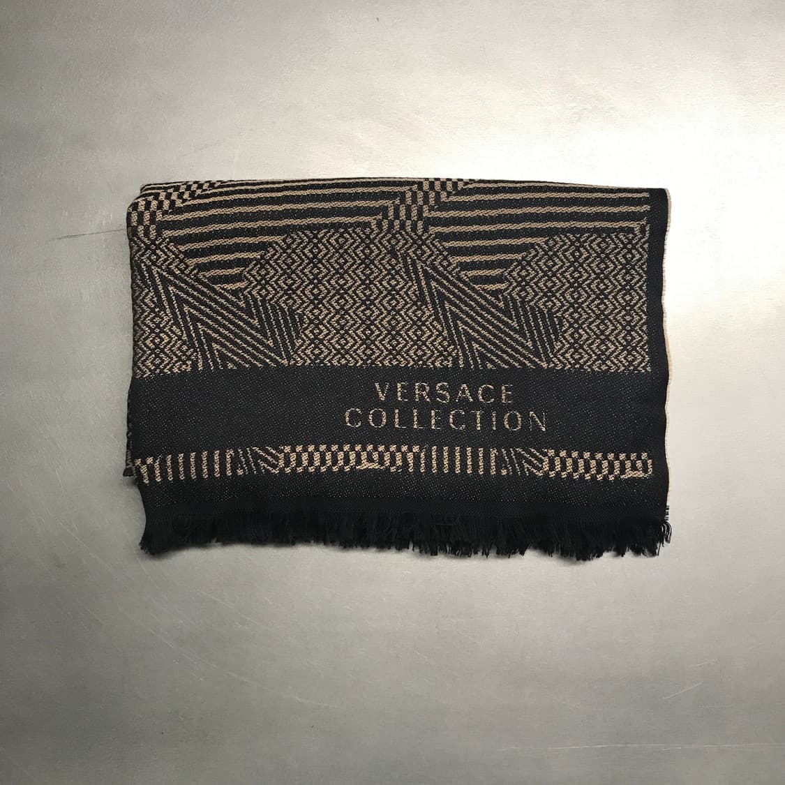 베르사체 메두사 머플러 브라운 상품이미지2