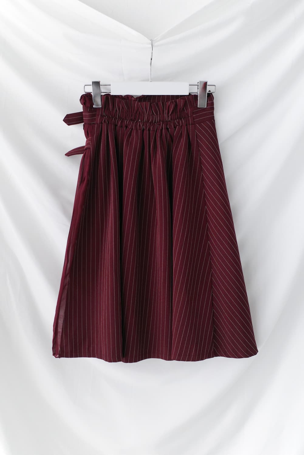 axes femme) buckle pleats stripe skirt 상품이미지4
