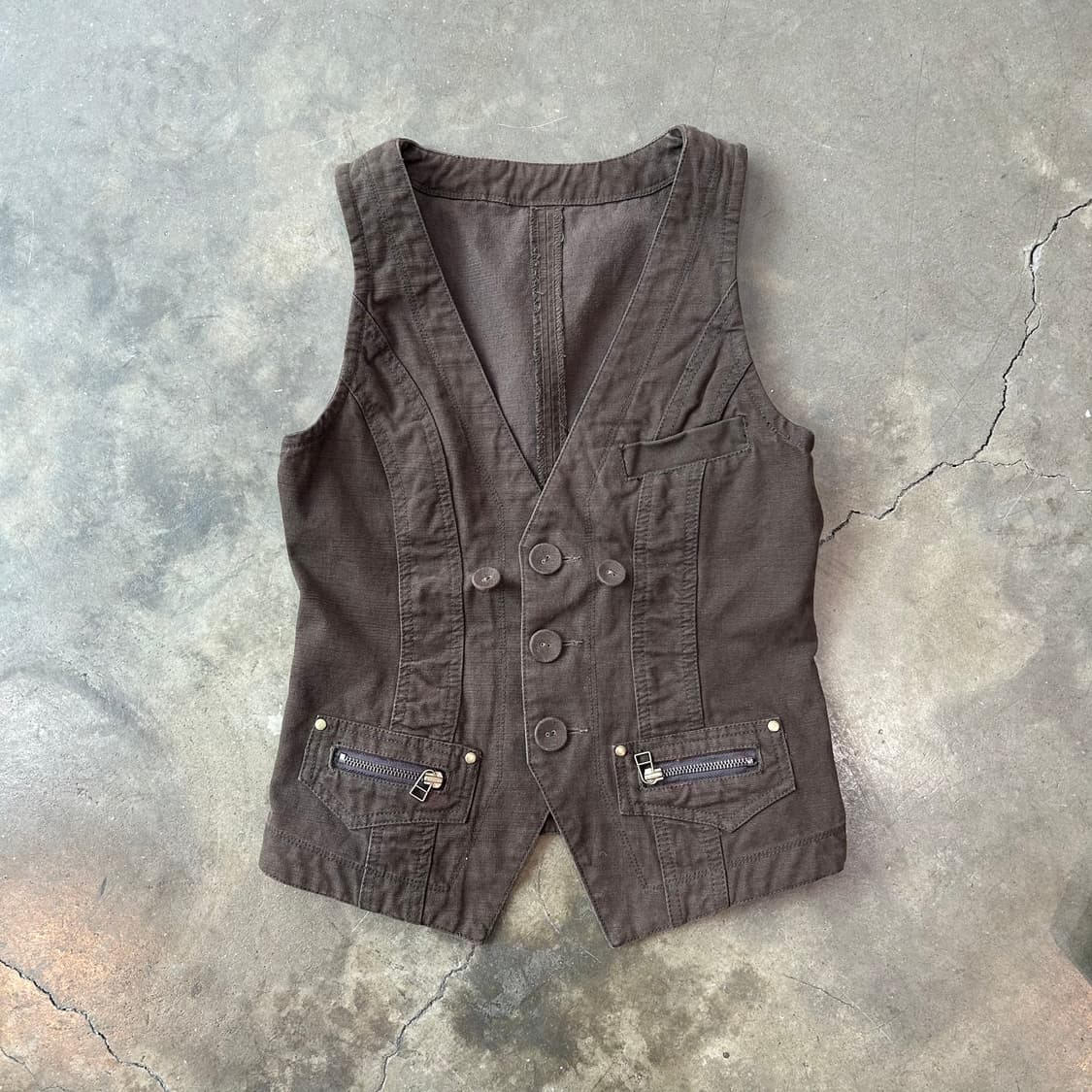 Cynical 브라운 트렌스폼 크롭 자켓 상품이미지6