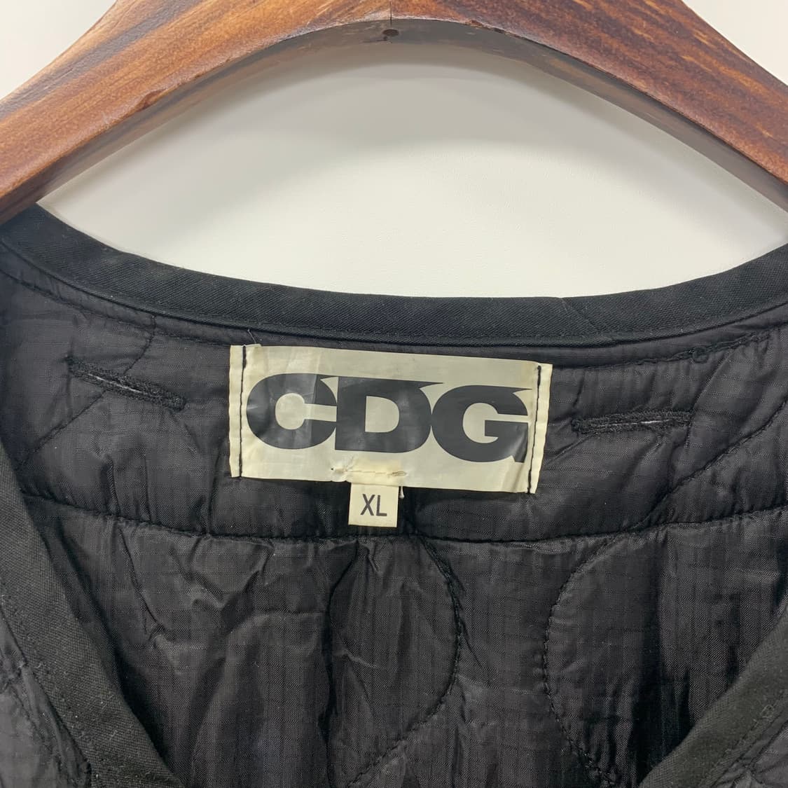 꼼데가르송 x 알파인더스트리 블랙 퀼팅 라이너 자켓 상품이미지10