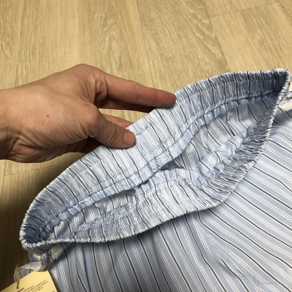 (우먼스 F) 새상품 마가린 핑거스 라운드 레이스 쇼츠 스카이 블루 상품이미지5