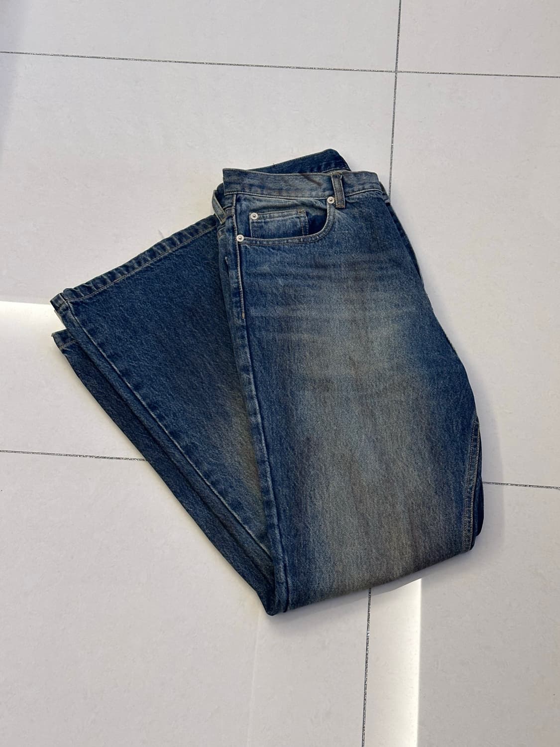 무명 부츠컷 데님 1사이즈 상품이미지6