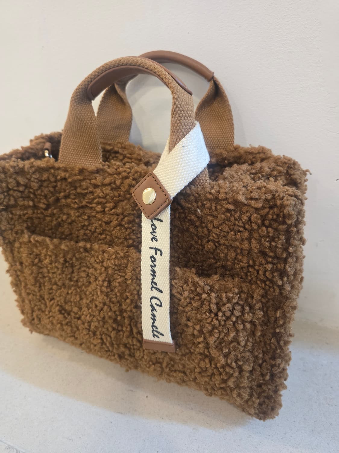 포멜카멜레 뽀글이 가방 상품이미지2