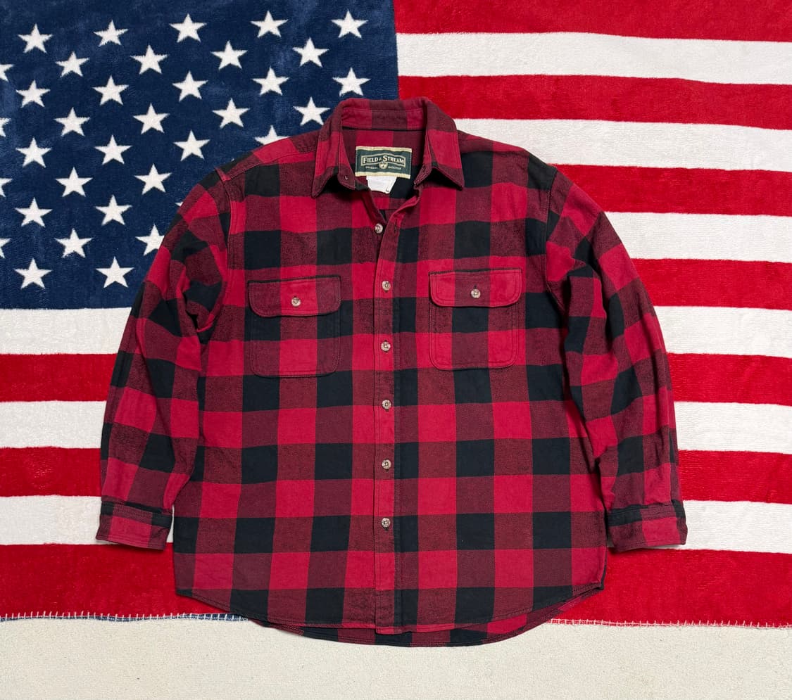 필드앤스트림 버팔로체크플란넬셔츠 buffalo flannel shirts 상품이미지1