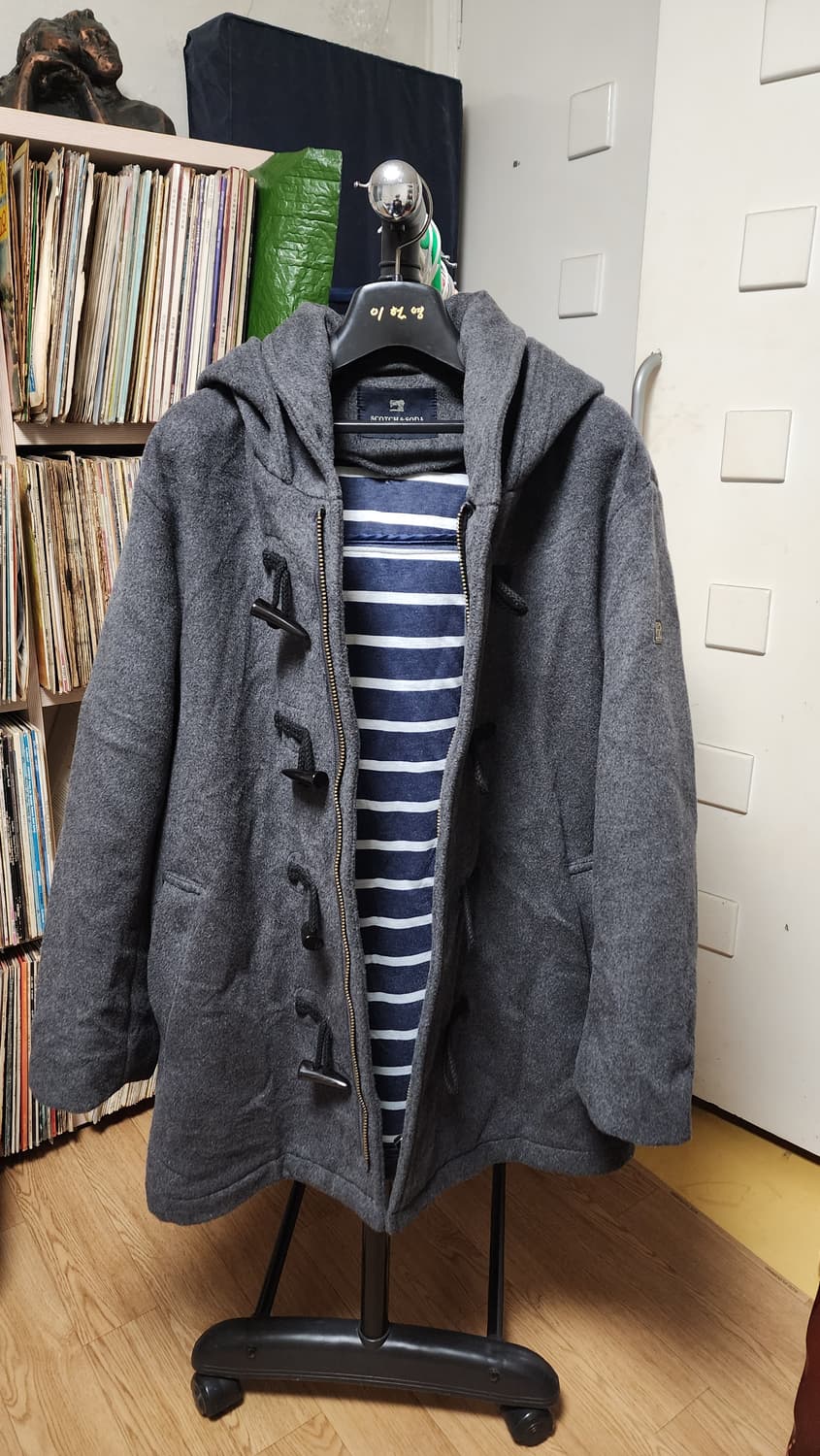 Scotch & Soda 회색 떡볶이 양모 코트 XL 상품이미지3