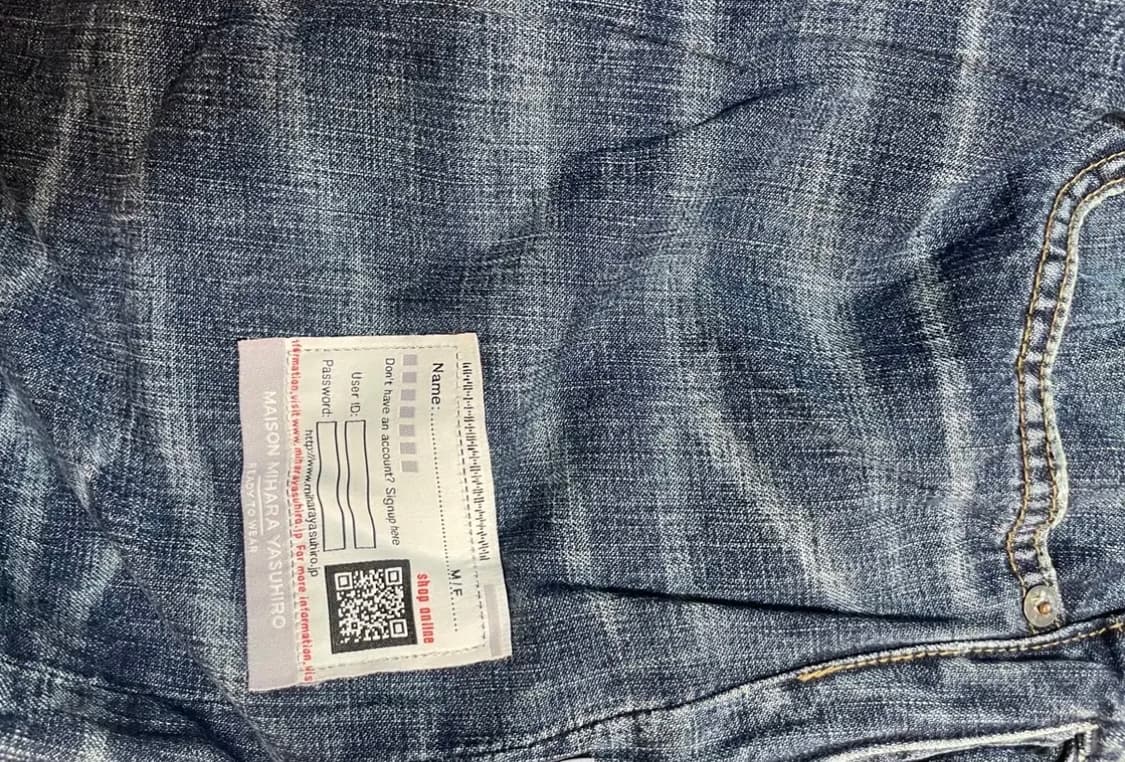 미하라야스히로 와이드 데님 44 상품이미지5